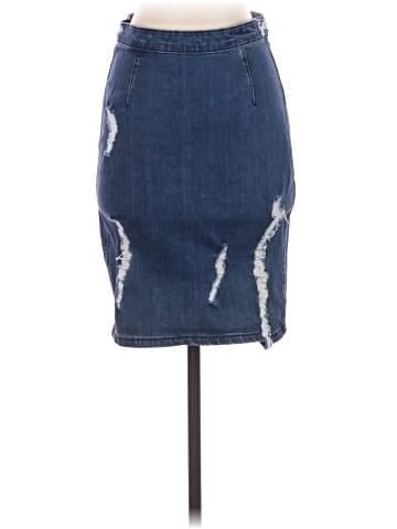 Kendall & Kylie Denim Skirt (view 1)