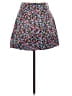 Zara Floral Black Blue Casual Skirt Size XL - photo 2