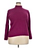 Talbots 100% Cotton Burgundy Turtleneck Sweater Size 2X Petite - photo 1