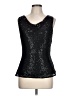 Xscape Black Sleeveless Top Size L - photo 1