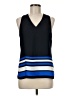 Banana Republic 100% Polyester Blue Sleeveless Top Size 8 - photo 1