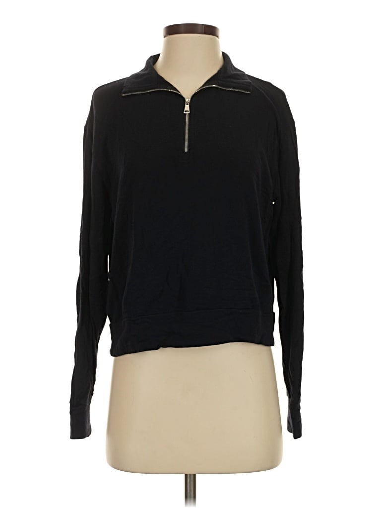 Bleusalt Pullover Sweater: Black Tops - Size 00