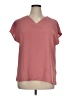 Anrabess 100% Polyester Pink Short Sleeve Top Size XL - photo 1