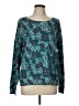 Joie Paisley Teal Pullover Sweater Size L - photo 1