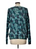 Joie Paisley Teal Pullover Sweater Size L - photo 2
