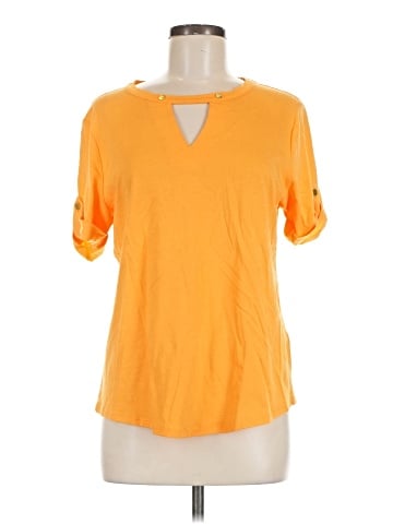 Carmen Carmen Marc Valvo Short Sleeve Top (view 1)