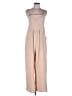 Feiersi Solid Tan Jumpsuit Size M - photo 1