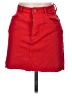 J. Galt Solid Red Denim Skirt Size M - photo 1
