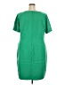 Talbots Solid Green Casual Dress Size 18W - photo 2