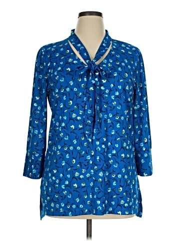 Worthington 3/4 Sleeve Blouse (view 1)