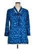 Worthington Blue 3/4 Sleeve Blouse Size XL (tall) - photo 1