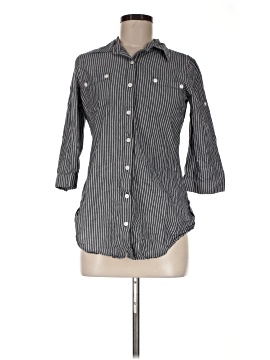Derek Heart 3/4 Sleeve Button-Down Shirt (view 1)