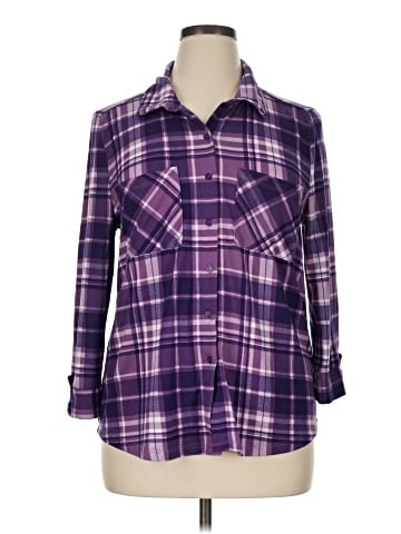 By Design 3/4 Sleeve Blouse (view 1)