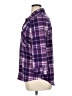 By Design 100% Polyester Plaid Purple 3/4 Sleeve Blouse Size XL - photo 5