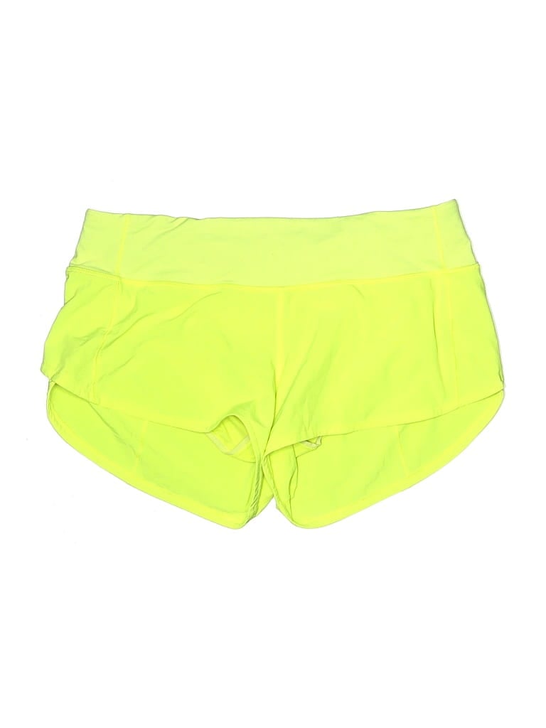 Pre-owned Lululemon Athletica Athletic Shorts In Yellow