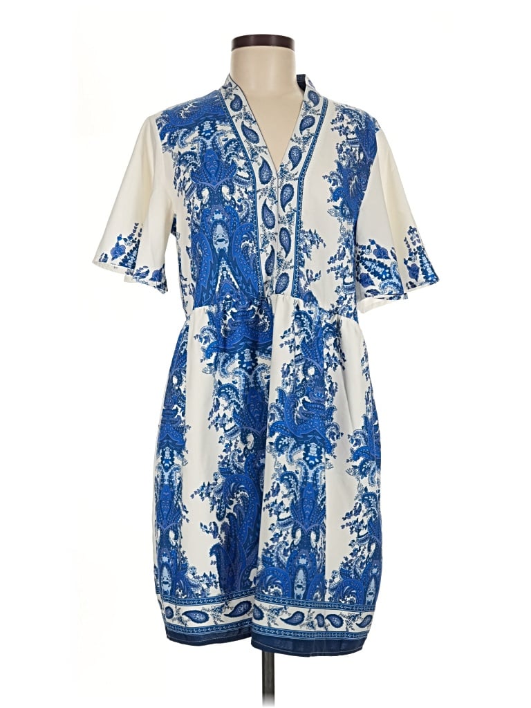 Pre-owned Unbranded Casual Dress In Blue