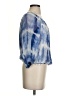 Alice + Olivia 100% Silk Blue Blouse Size S (estimated) - photo 4