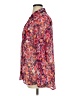 Fylo 100% Polyester Floral Pink Long Sleeve Blouse Size XL - photo 5