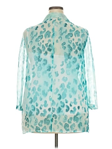 Maggy London 3/4 Sleeve Silk Top (view 2)