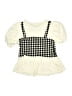Unbranded Ivory White 3/4 Sleeve Blouse Size 10 - photo 1