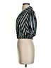 Assorted Brands Stripes Black Short Sleeve Blouse Size S (estimated) - photo 5
