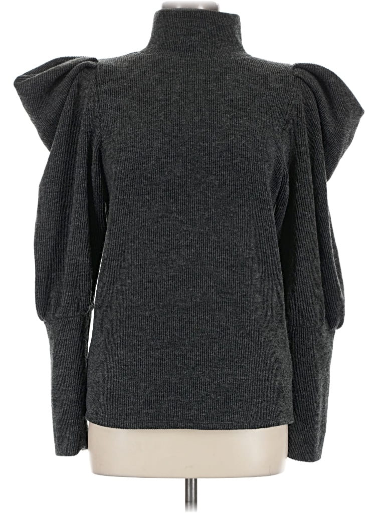 Pre-owned Express Outlet Turtleneck Sweater In Gray
