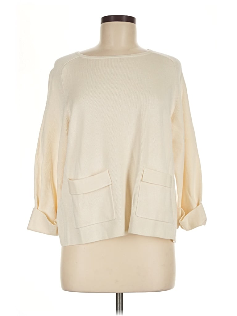 Ann Taylor Poncho In Ivory