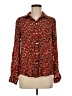 AP.NY Animal Print Red Long Sleeve Blouse Size M - photo 1