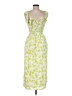 WAYF Floral Green Casual Dress Size M - photo 2