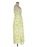 WAYF Floral Green Casual Dress Size M - photo 4