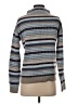 Ann Taylor Stripes Gray Turtleneck Sweater Size XS - photo 2