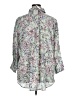 Cupio 100% Polyester Paisley Green 3/4 Sleeve Blouse Size 1X - photo 2