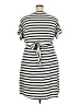 Chaps Stripes White Casual Dress Size XXL - photo 2