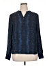 Violet & Claire 100% Polyester Blue Long Sleeve Blouse Size XL - photo 1