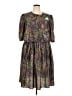 Assorted Brands 100% Polyester Paisley Gray Casual Dress Size 22 (petite) - photo 1