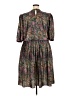 Assorted Brands 100% Polyester Paisley Gray Casual Dress Size 22 (petite) - photo 2