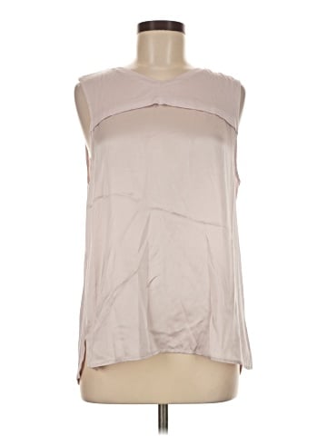 Vince. Sleeveless Silk Top (view 1)