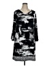 Style&Co Graphic Black Casual Dress Size XL - photo 1