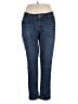 Apostrophe Solid Blue Jeans Size 14 - photo 1