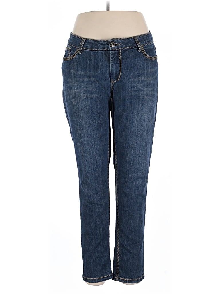 Pre-owned Apostrophe Jeans In Blue