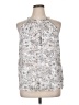 Violet & Claire 100% Polyester Silver Sleeveless Blouse Size XL - photo 1