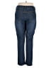 Apostrophe Solid Blue Jeans Size 14 - photo 2