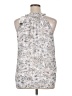 Violet & Claire 100% Polyester Silver Sleeveless Blouse Size XL - photo 2
