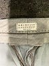 Brunello Cucinelli Chevron-herringbone Gray Linen Pants Size 4 - photo 7
