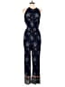 Mudd 100% Rayon Paisley Blue Jumpsuit Size XL - photo 1