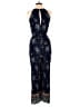Mudd 100% Rayon Paisley Blue Jumpsuit Size XL - photo 2