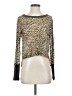 Pilcro Animal Print Gold Pullover Sweater Size XXS - photo 1