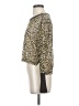 Pilcro Animal Print Gold Pullover Sweater Size XXS - photo 5