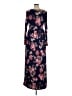 Grecerelle Floral Blue Casual Dress Size XL - photo 2