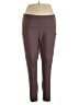 Velocity Solid Brown Active Pants Size 2X - photo 1